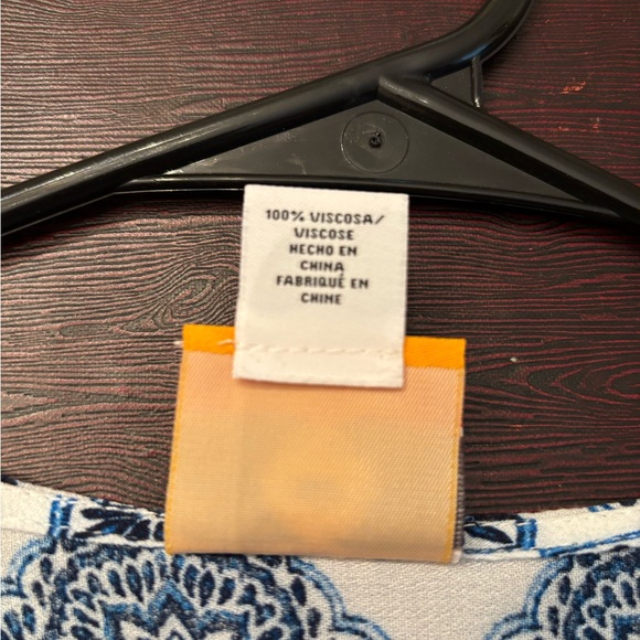 Ruby Rd. Navy and White Geometric Tunic- size 2X - worn once - Picture 7 of 7